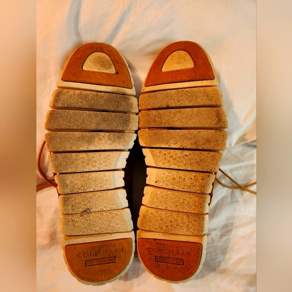 Men's Cole Haan ØriginalGrand Ultra Wingtip suede business leisure shoes Size 11 - Picture 4 of 4